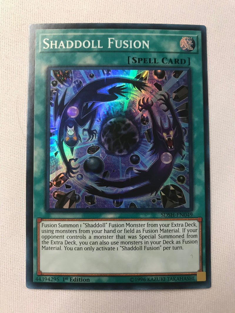 Yugioh Shaddoll Fusion SDSH-EN049 Super Rare 1st Edition Near Mint