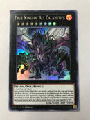 Yugioh True King of All Calamities MYFI-EN049 Super Rare 1st Edition Near Mint