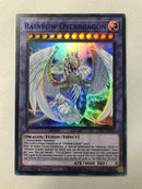 Yugioh Rainbow Overdragon Blue LDS1-EN101 Ultra Rare 1st Edition Near Mint