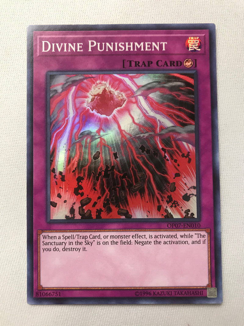 Yugioh Divine Punishment OP07-EN010 Super Rare Near Mint