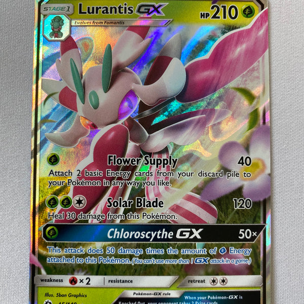 Lurantis GX 15/149 Holo Pokemon Card Near Mint