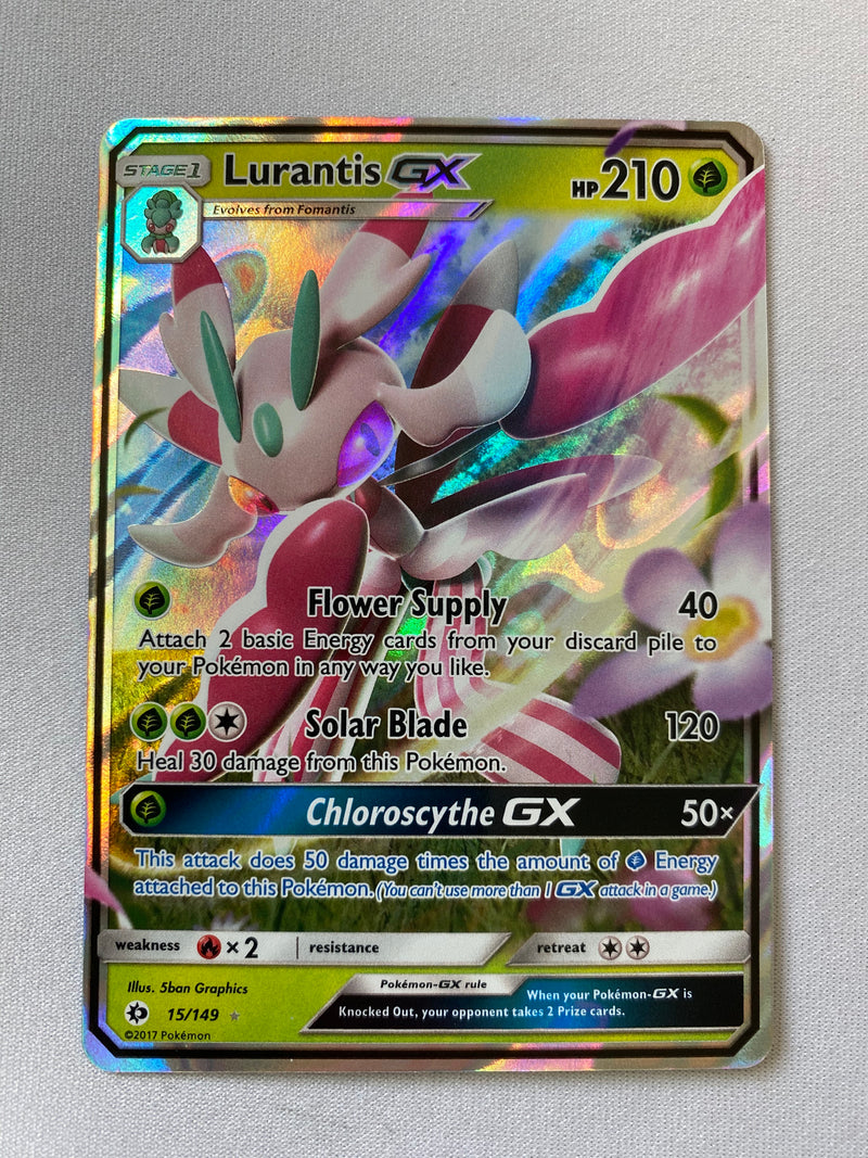 Lurantis GX 15/149 Holo Pokemon Card Near Mint Lurantis GX 15/149 Holo Pokemon Card Near Mint