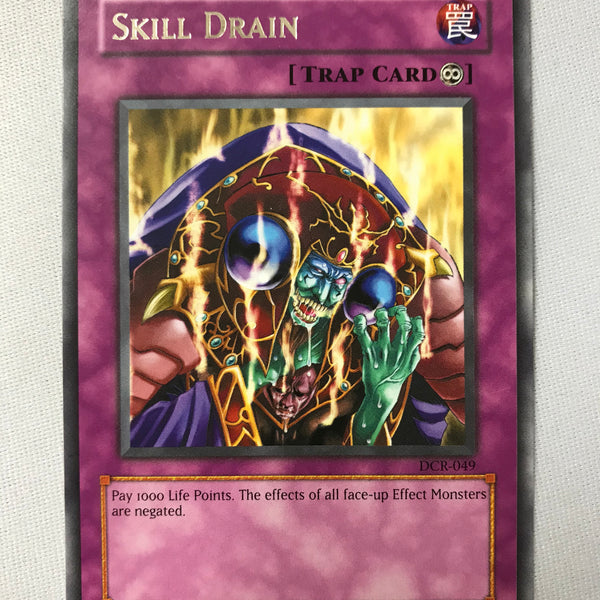 Yugioh Skill Drain DCR-049 Unlimited Edition Rare Near Mint