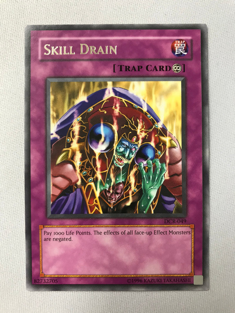 Yugioh Skill Drain DCR-049 Unlimited Edition Rare Near Mint