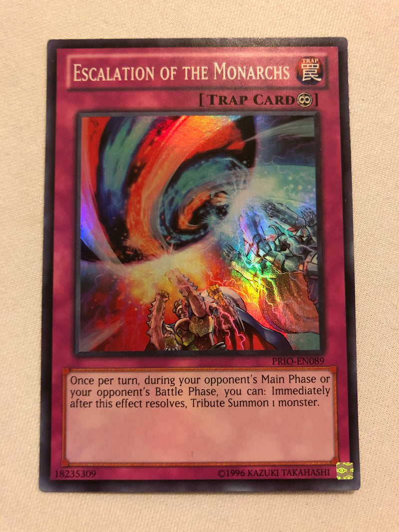 Yugioh Escalation of The Monarchs PRIO-EN089 Super Rare Unlimited Edition Near Mint