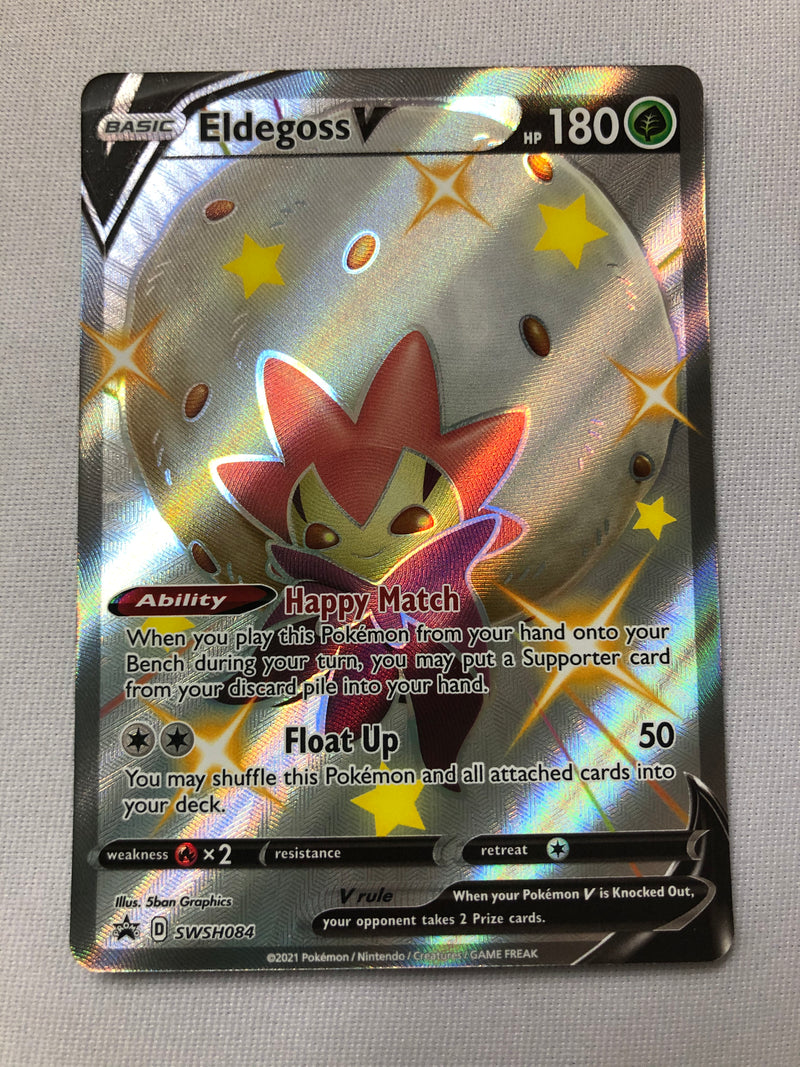 Eldegoss V SWSH084 Holo Full Art Ultra Rare Pokemon Card Near Mint