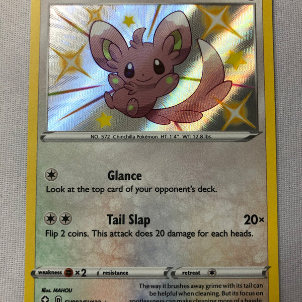 minccino pokemon card Minccino SV093/SV122 Shiny Holo Rare Pokemon Card Near Mint