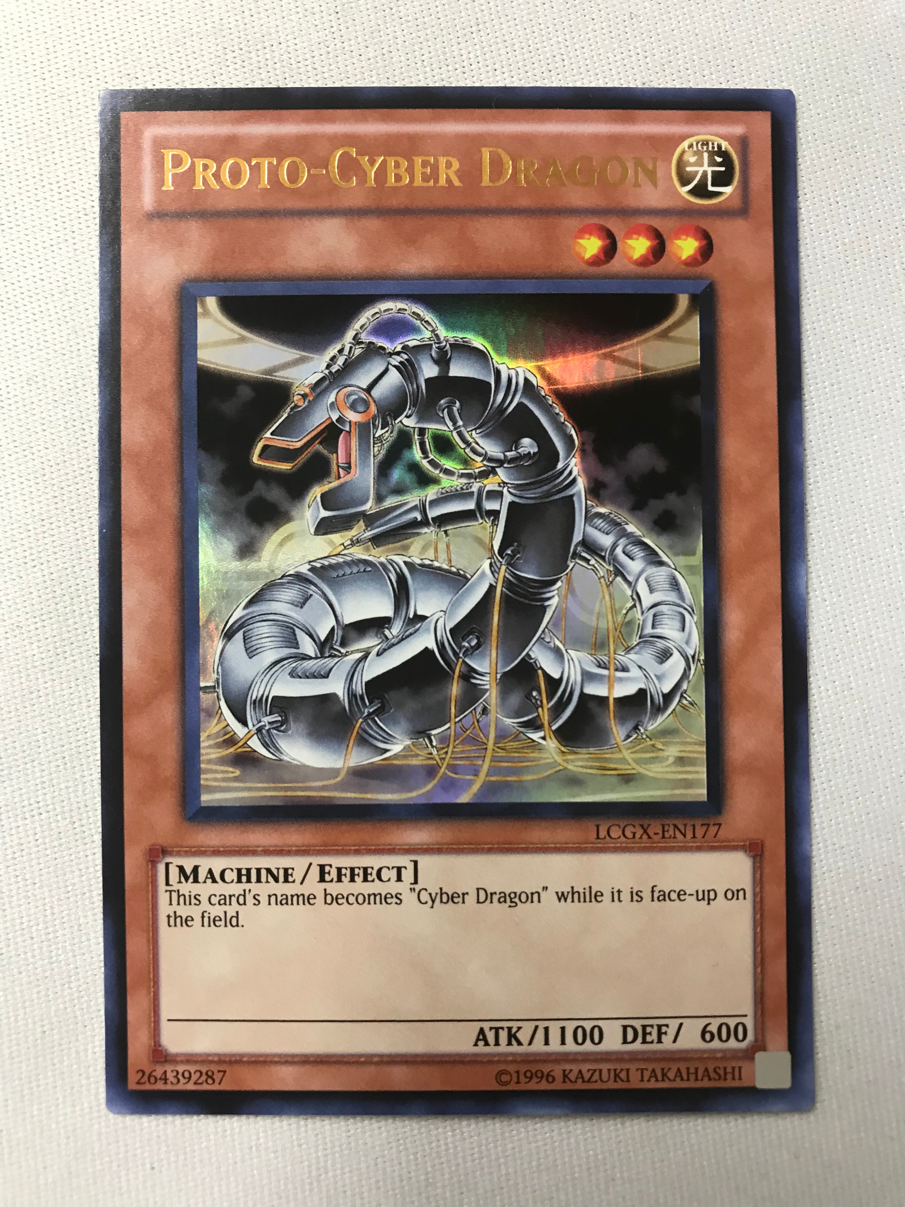 Proto-Cyber Dragon Yugioh Card - SGX1-ENG03 Common 1st Edition - Speed Duel GX Duel Academy Box