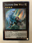 Yugioh Diamond Dire Wolf CBLZ-EN051 Cosmo Blazer Secret Rare Unlimited Edition NM