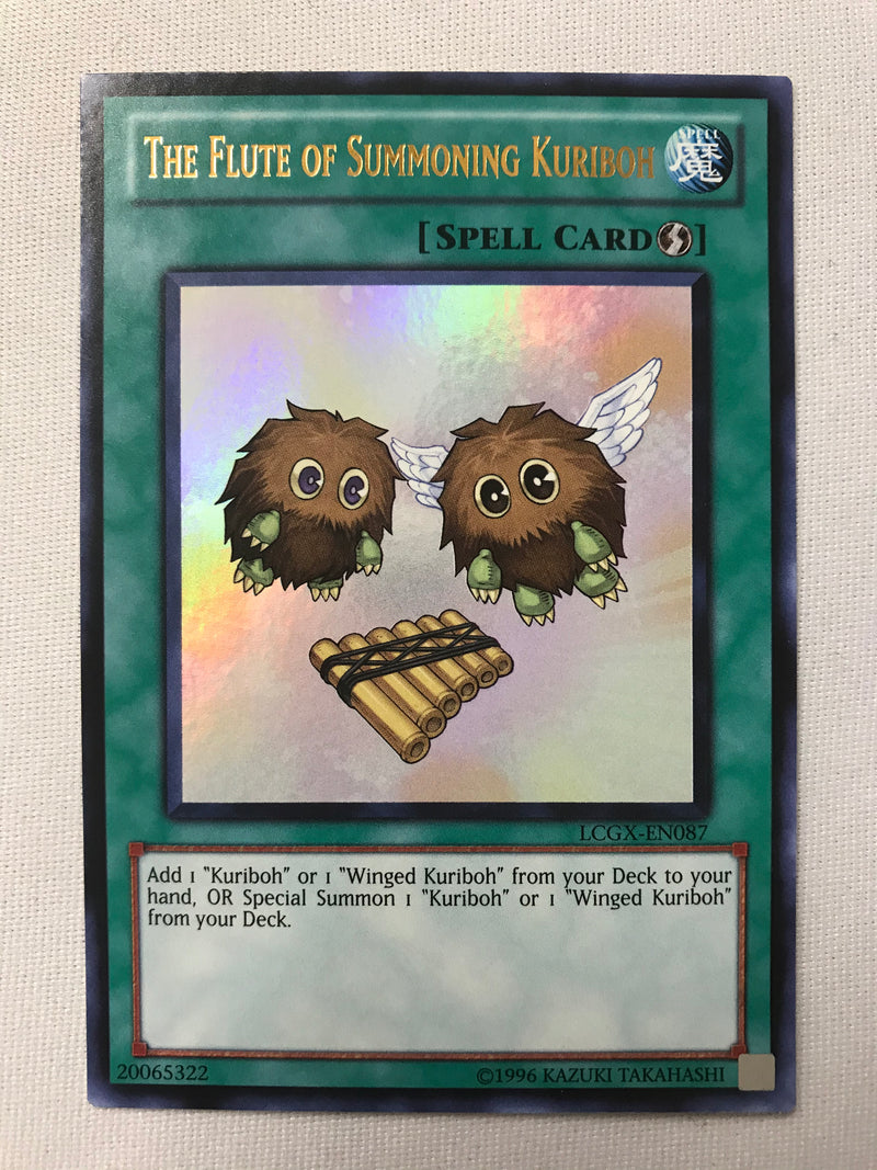Yugioh The Flute of Summoning Kuriboh  LCGX-EN087 Ultra Rare Unlimited Edition NM