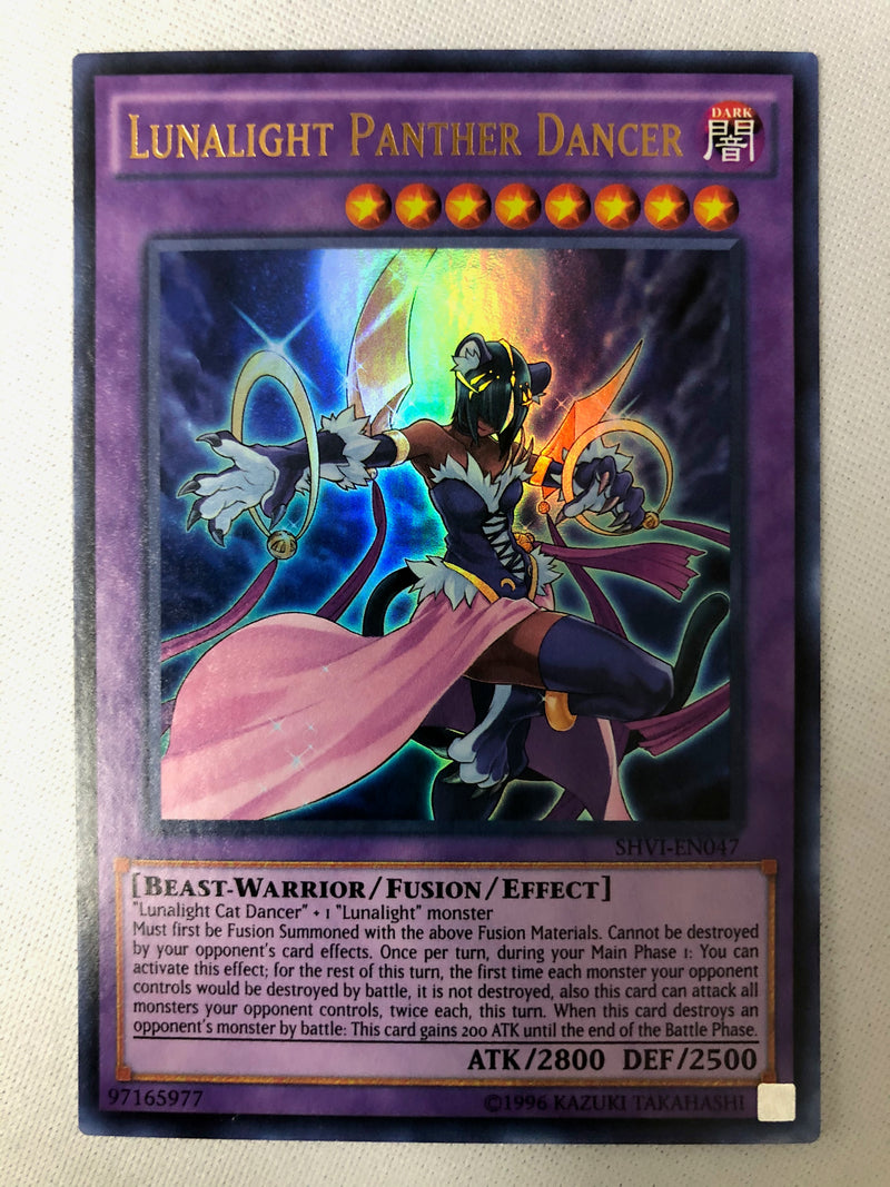 Yugioh Lunalight Panther Dancer SHVI-EN047 Ultra Rare Unlimited Edition NM