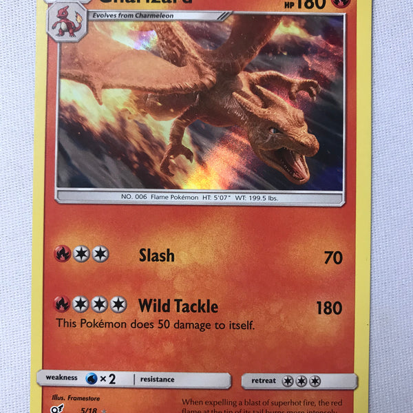 Charizard 5/18 Holo Rare Detective Pikachu Pokemon Card Near Mint