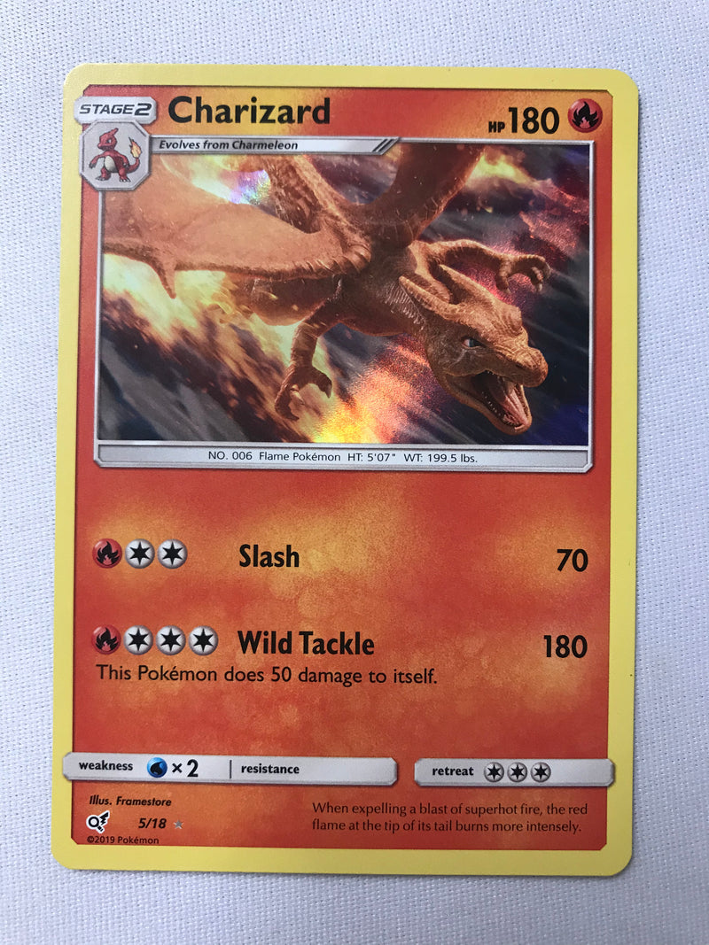 Charizard 5/18 Holo Rare Detective Pikachu Pokemon Card Near Mint