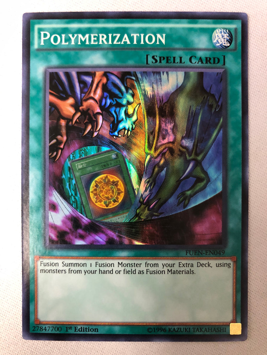 Yugioh Polymerization FUEN-EN049 Super Rare 1st Edition NM Yugioh Polymerization FUEN-EN049 Super Rare 1st Edition NM