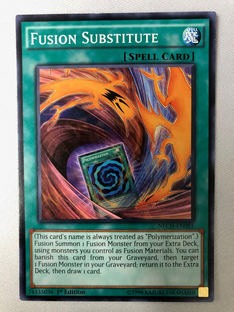 Yugioh Fusion Substitute NECH-EN081 Common 1st Edition NM