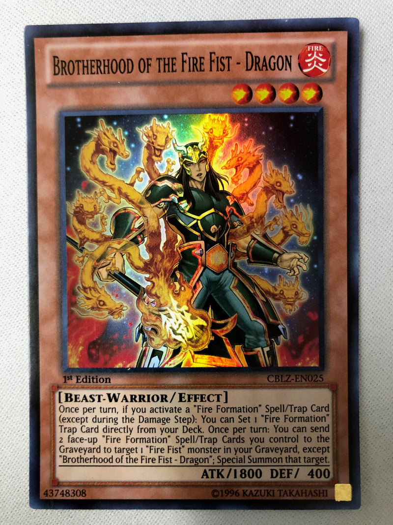 yugioh brotherhood of the fire fist cards Yugioh Brotherhood of the Fire Fist-Dragon myfl-EN044 Super Rare 1st E