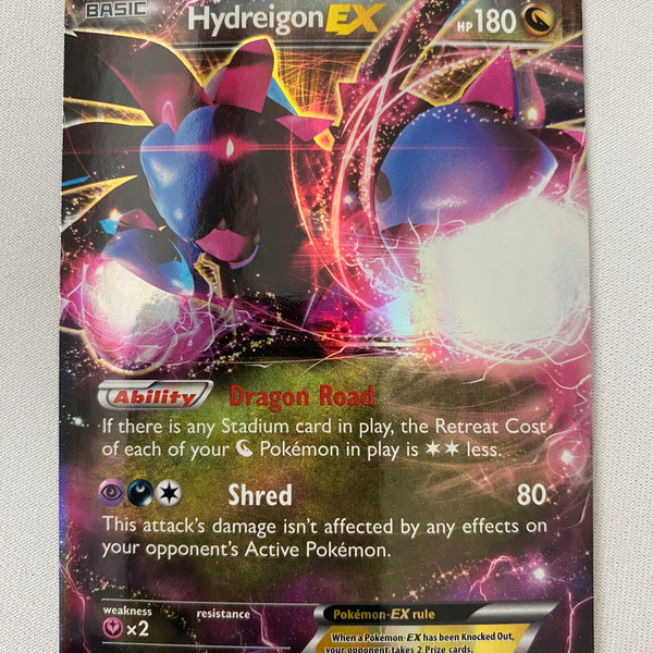Hydreigon EX 62/108 Ultra Rare Pokemon Card Near Mint Hydreigon EX 62/108 Ultra Rare Pokemon Card Near Mint