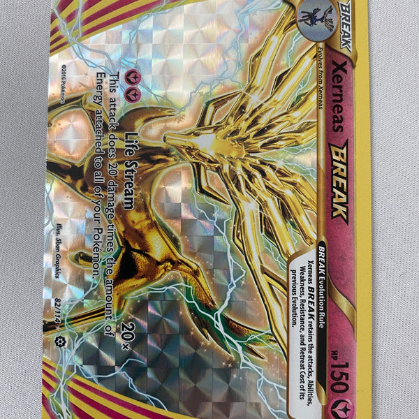 Xerneas BREAK 82/114 Pokemon Card Near Mint