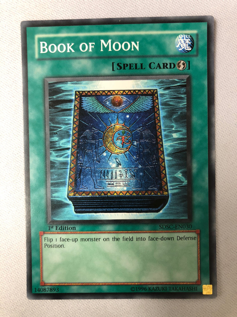 Yugioh Book of Moon SDSC-EN030 Common 1st Edition NM