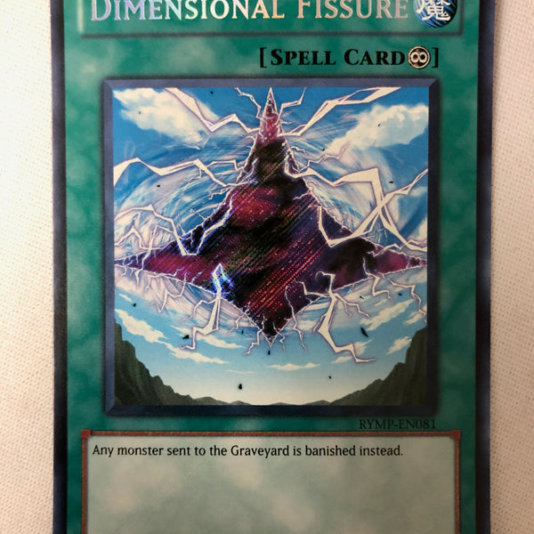 Yugioh Dimensional Fissure RYMP-EN081 Secret Rare Unlimited Edition NM