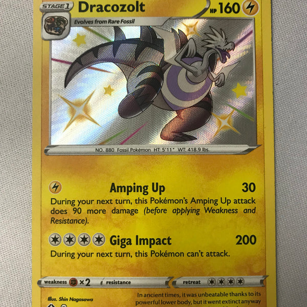 Dracozolt SV045/SV122 Shiny Holo Rare Pokemon Card Near Mint Dracozolt SV045/SV122 Shiny Holo Rare Pokemon Card Near Mint