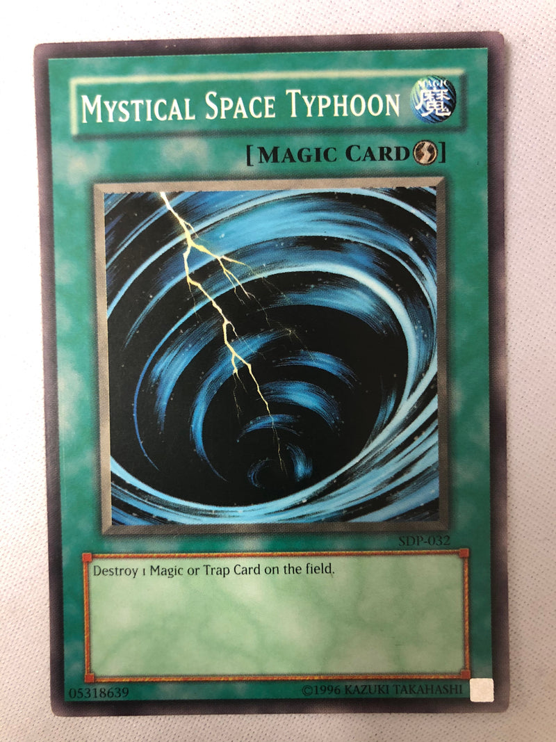 Yugioh Mystical Space Typhoon SDP-032 Common Unlimited Edition NM