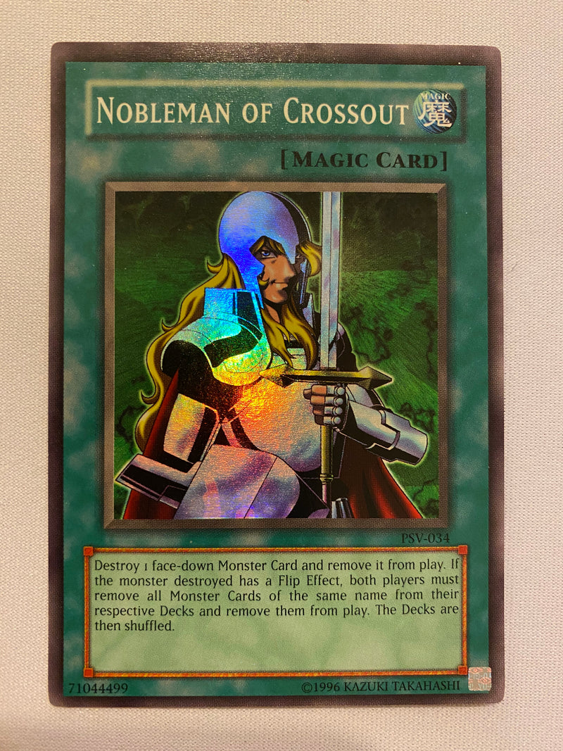 Yugioh  Nobleman of Crossout  PSV-034 Super Rare  Unlimited  NM