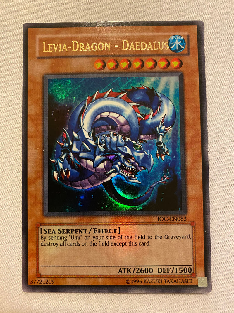 Yugioh Levia-Dragon - Daedalus - IOC-083  Ultra Rare Unlimited Near Mint