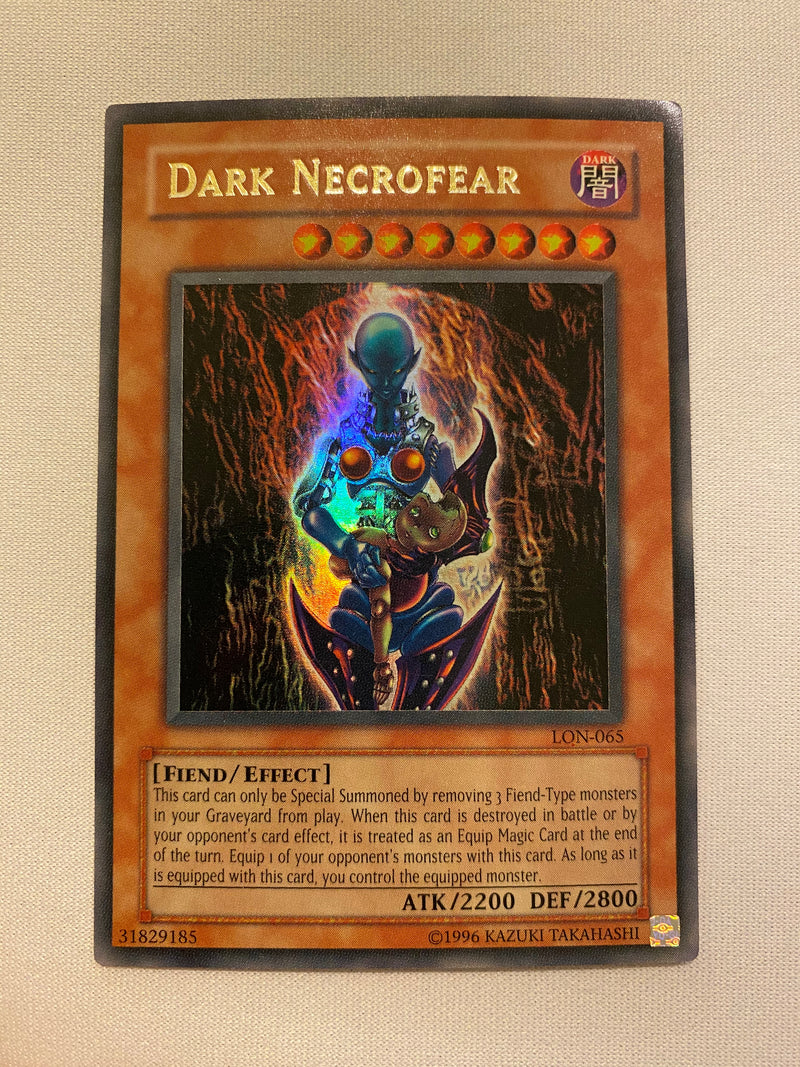 Yugioh  Dark Necrofear  LON-065  Ultra Rare Unlimited  Near Mint