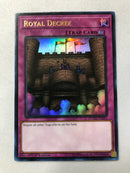 Yugioh Royal Decree DUDE-EN051 Ultra Rare 1st Edition Near Mint
