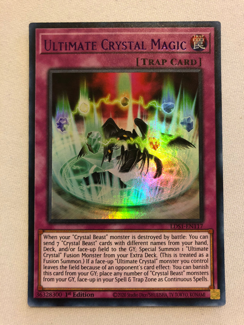 Yugioh Ultimate Crystal Magic LDS1-EN117 1st Edition Purple Ultra Rare