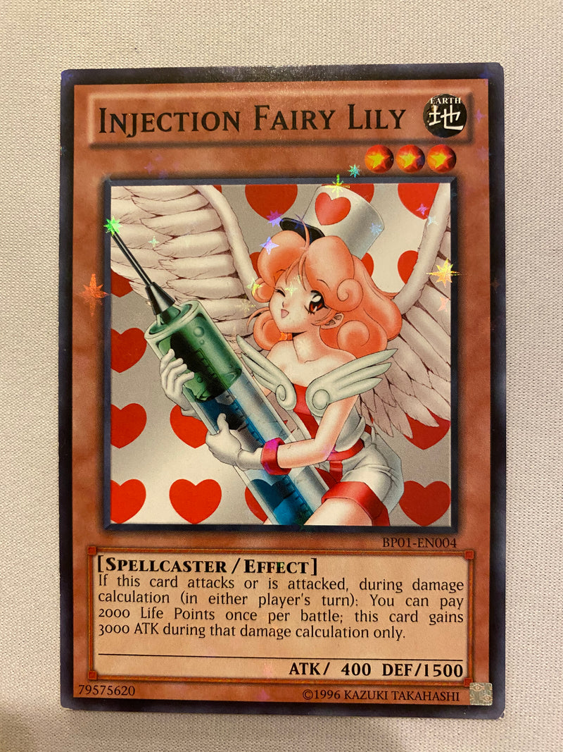 Yugioh Injection Fairy Lily  BP01-EN004  Starfoil Rare EX