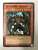 Yugioh Destiny Hero - Malicious LCGX-EN132 Common 1st edition NM