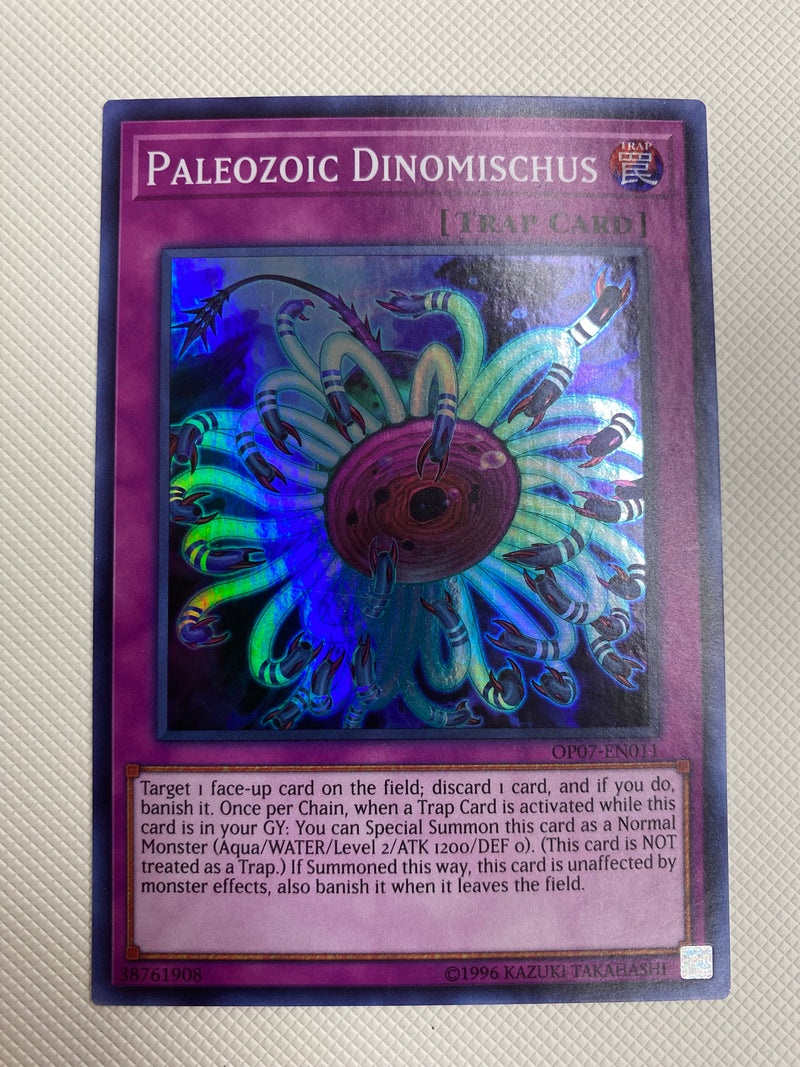 Yugioh Paleozoic Dinomischus OP07-EN011 Super Rare Naer Mint