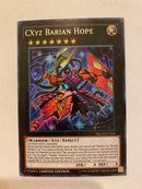 Yugioh CXyz Barian Hope  NECH-ENS14 Super Rare  Limited Edition NM