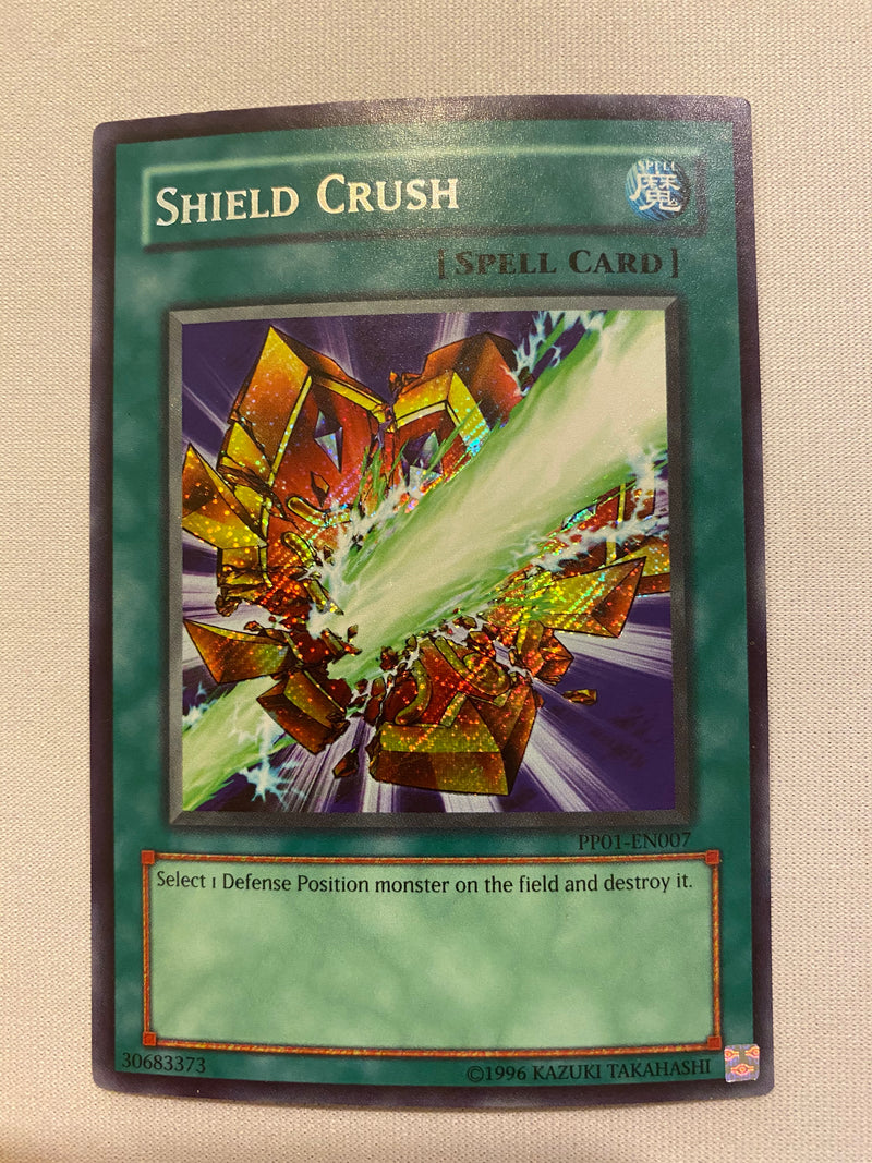 Yugioh  Shield Crush PP01-EN007 Secret Rare Unlimited Edition Near Mint