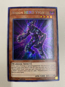 Yugioh Vision HERO Vyon BLHR-EN059 Secret Rare 1st Edition Near Mint