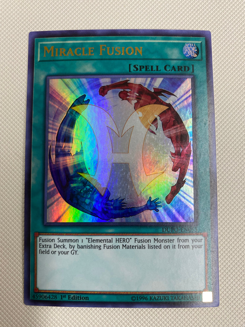 Yugioh Miracle Fusion DUPO-EN055 Ultra Rare 1st Edition Near Mint