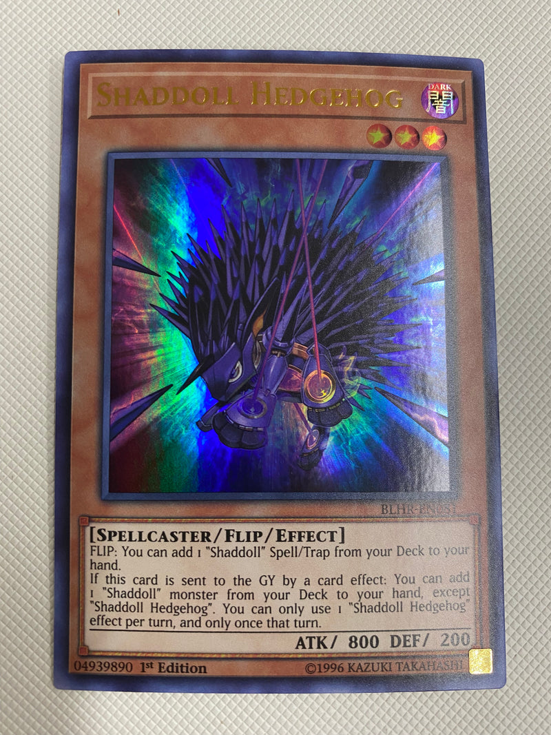 Yugioh Shaddoll Hedgehog BLHR-EN081 Ultra 1st Edition Near Mint