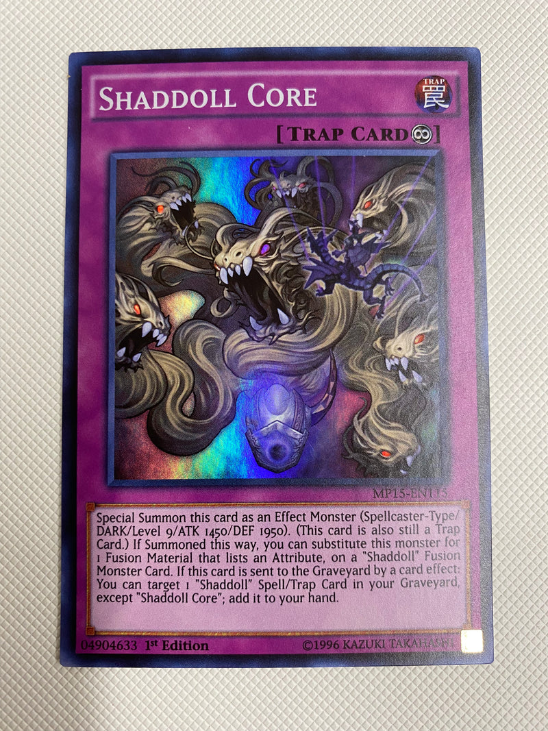 Yugioh Shaddoll Core  MP15-EN115 Super Rare 1st Edition Naer Mint