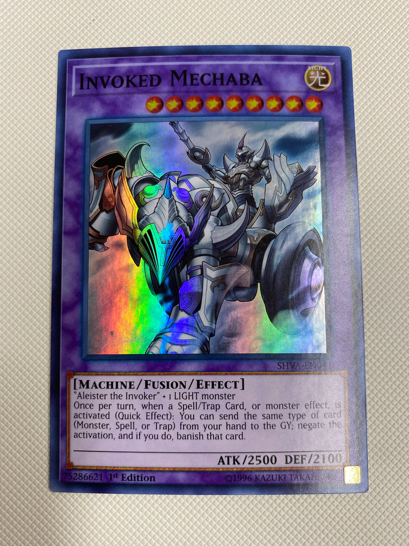 Yugioh Invoked Mechaba SHVA-EN041 1st Edition Super Rare NM