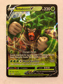Rillaboom V SWSH014 Black Star Promo Holo Rare Pokemon Card Near Mint