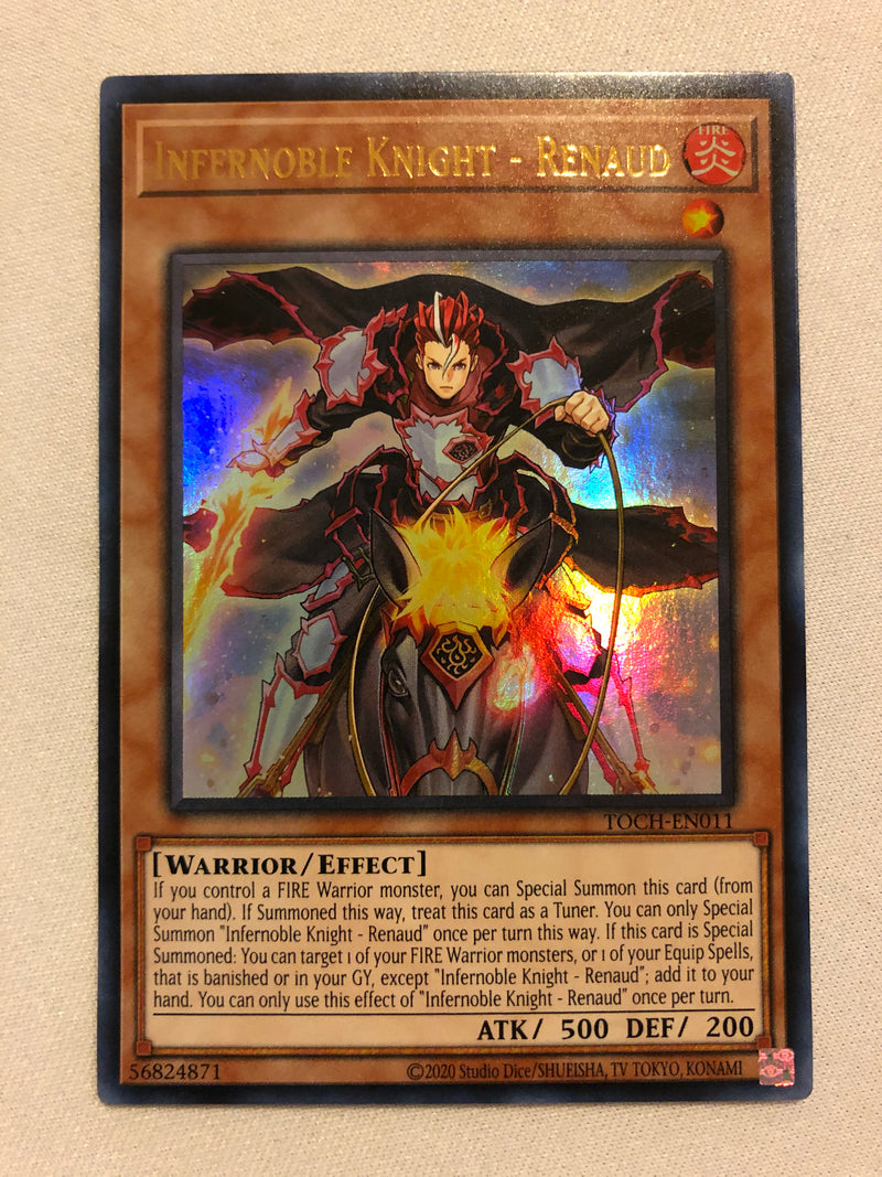Yugioh Infernoble Knight - Renaud TOCH-EN011 Ultra Rare Unlimited Edition Near Mint