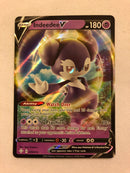 Indeedee V 039/072 Shining Fates Holo Rare Pokemon Card Near Mint