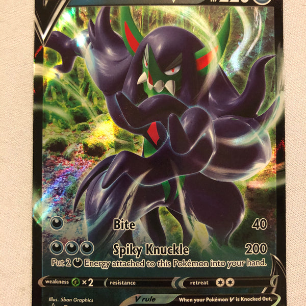 grimmsnarl v pokemon card value Grimmsnarl V SWSH057 Black Star promo Holo Rare Pokemon Card Near Mint