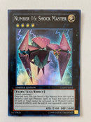 Yugioh  Number 16 Shock Master CT09-EN014 Limited Super Rare Near Mint
