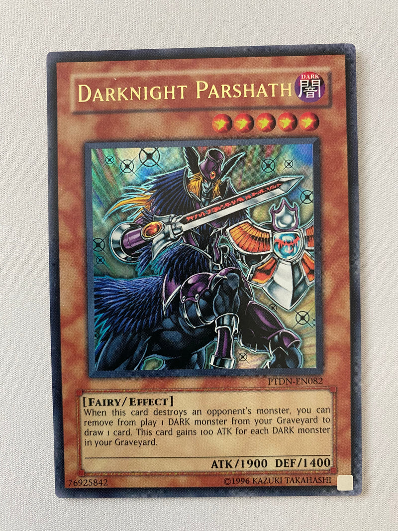 yugioh parshath cards Yugioh Darknight Parshath PTDN-EN082 Ultra Rare Unlimited Near Mint