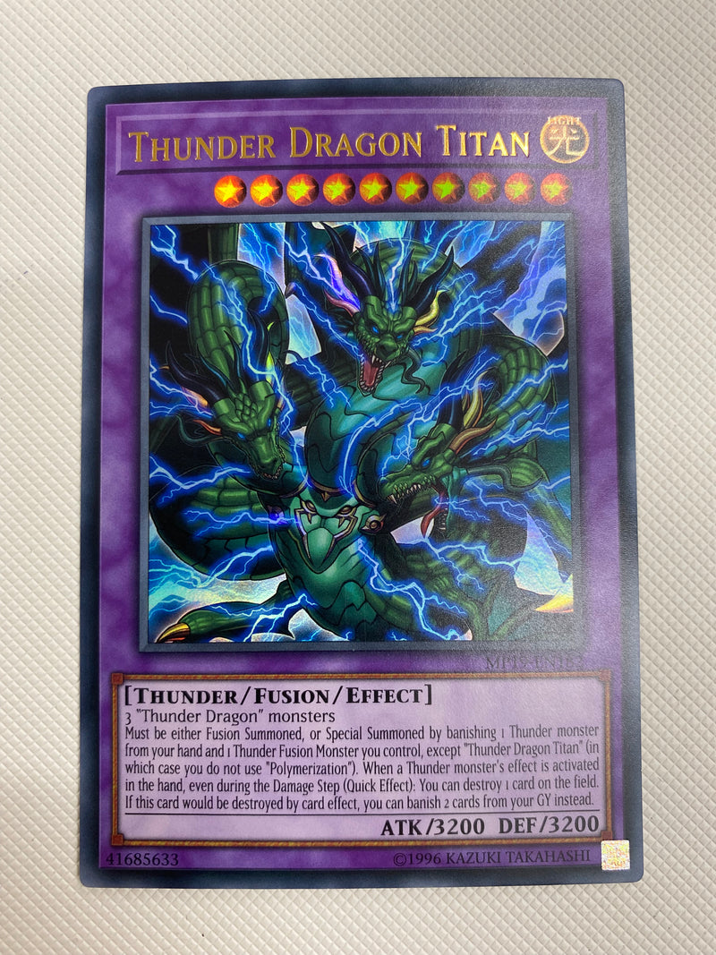 Yugioh Thunder Dragon Fusion MP19-EN182 Super Rare Near Mint