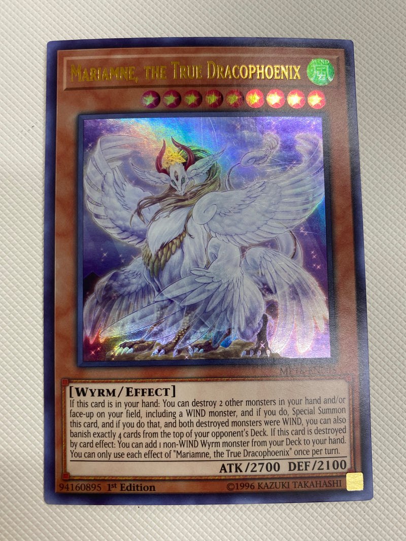 Yugioh Mariamne, the True Dracophoenix  MP18-EN005 Ultra Rare 1st Edition NM