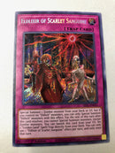 Yugioh Eldlixir of Scarlet Sanguine SESL-EN031 Secret Rare 1st Edition Near Mint